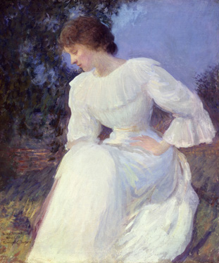 Edmund Charles Tarbell Woman in White,